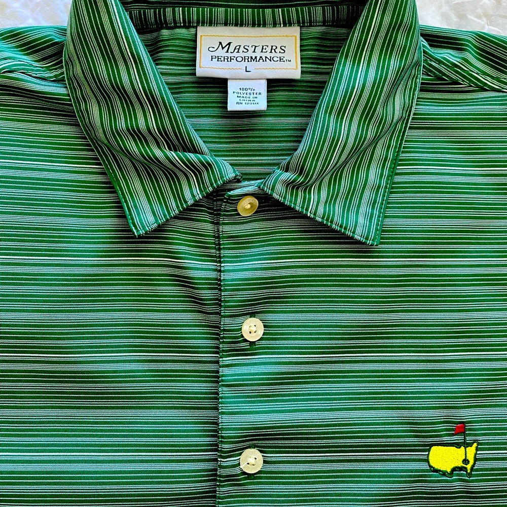 Masters performance golf shirt - size Large